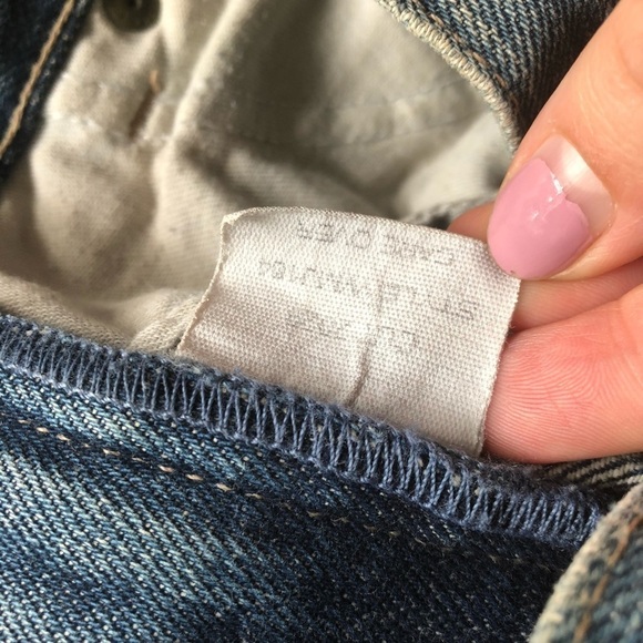 Marc Jacobs Light Wash Distressed Straight Jeans 2 - Picture 5 of 8